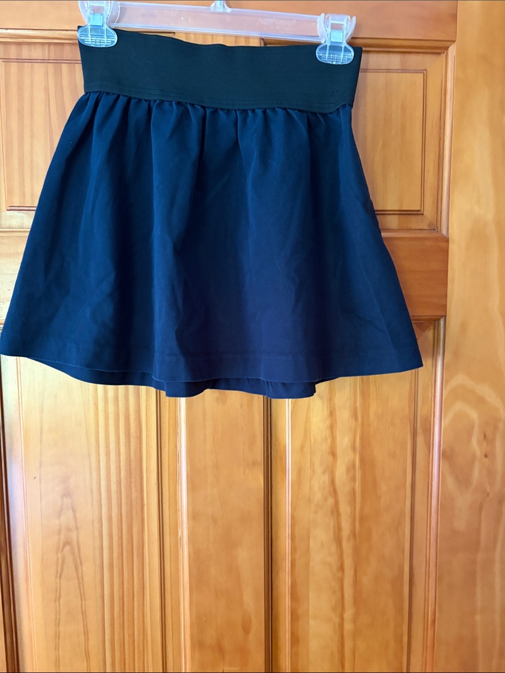 Miley Cyrus by Max Azria Navy/Black  Flared Mini Skirt Sz M